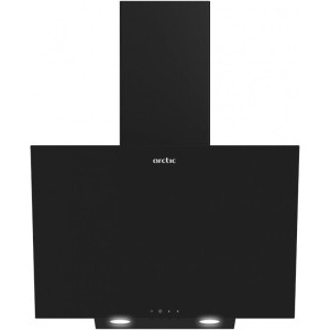Arctic decorativa AHI6142B, Putere de absortie 430 m3/h, 3 trepte de viteza, Iluminare LED, 60 cm, Clasa C, Negru