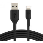 Cablu de date / adaptor Aukey USB Male la Lightning Male, 87 W, 1.2 m, Black