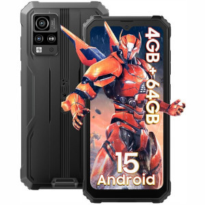Blackview Rugged BV4800 SE, 64GB, 4GB RAM, Dual SIM, 4G, Tri-Camera, Black