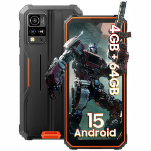Blackview Rugged BV4800 SE, 64GB, 4GB RAM, Dual SIM, 4G, Tri-Camera, Orange