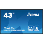 Monitor LED IIyama ProLite LH4365UHSB-B1 42.5 UHD IPS 8 ms 60 Hz