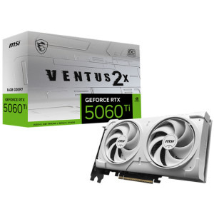 MSI GeForce RTX 5060 Ti VENTUS 2X OC PLUS WHITE 16GB GDDR7 128-bit DLSS 4.0