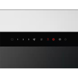 AEG telescopica GDP869PB, Putere de absorbtie 650 m3/h, Clasa A, 4 trepte de viteza, Iluminare LED, SilenceTech, SecureHold, Hob2Hood, 90 cm, Negru