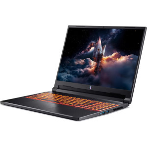 Acer Gaming 16'' Nitro V 16 AI ANV16-42, WUXGA IPS 180Hz, Procesor AMD Ryzen™ 7 260 (16M Cache, up to 5.1 GHz), 32GB DDR5, 1TB SSD, GeForce RTX 5060 8GB, No OS, Shale Black
