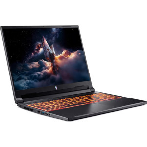 Acer Gaming 16'' Nitro V 16 AI ANV16-42, WUXGA IPS 180Hz, Procesor AMD Ryzen™ 7 260 (16M Cache, up to 5.1 GHz), 32GB DDR5, 1TB SSD, GeForce RTX 5050 8GB, No OS, Shale Black