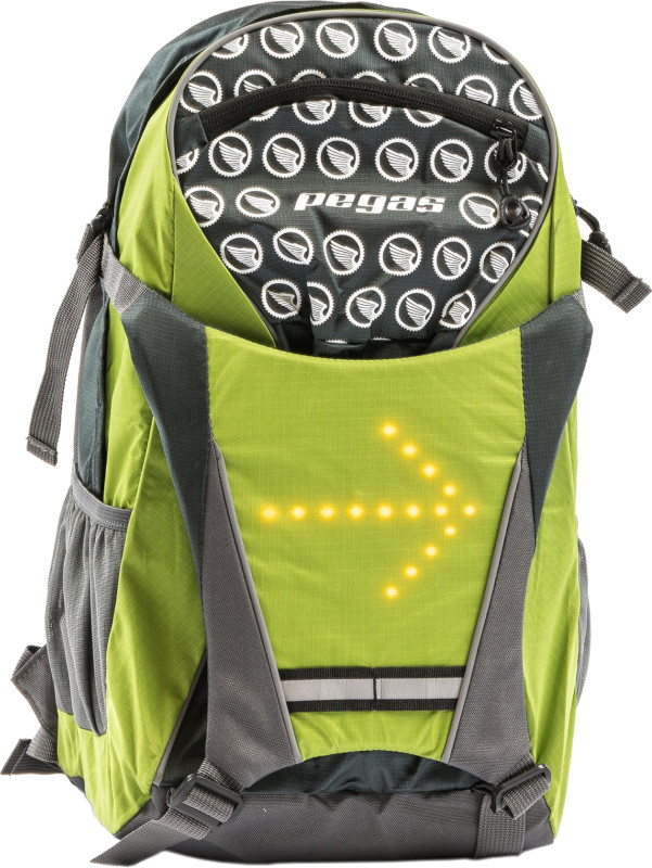 Pegas Rucsac cu semnal luminos Green-Gray