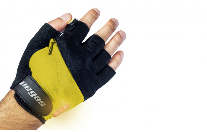 Pegas Manusi cu semnal led XXXL Yellow