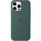 Apple Protectie pentru spate, material silicon, cu MagSafe pentru iPhone 16 Pro Max, culoare Lake Green