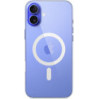 Apple Protectie pentru spate, material PC, cu MagSafe pentru iPhone 16, culoarea Transparent