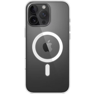 Apple Protectie pentru spate, material PC, cu MagSafe pentru iPhone 16 Pro Max, culoarea Transparent