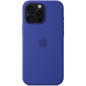 Apple Protectie pentru spate, material silicon, cu MagSafe pentru iPhone 16 Pro, culoare Ultramarine