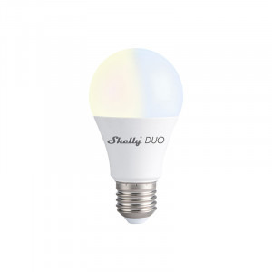 Shelly Duo, Bec LED inteligent, Wi-Fi, E27, 9W