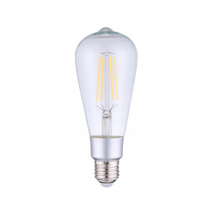 Shelly Vintage ST64, Bec inteligent, Dimmer, Wi-Fi, Control aplicatie, E27, 7W, 750 LM