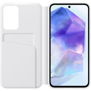 Samsung Husa de protectie tip Book Smart View White pentru Galaxy A55 5G