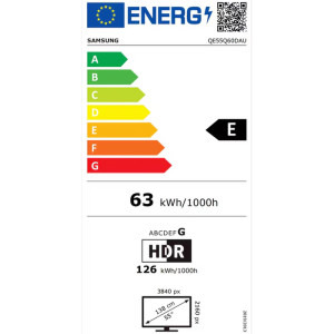 Samsung Smart TV QE55Q60D Seria Q60D 138cm gri-negru 4K UHD HDR