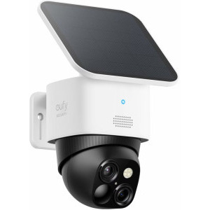 eufy SoloCam S340, panou solar, Dual Camera, Supraveghere 360, 2.4 GHz Wi-Fi