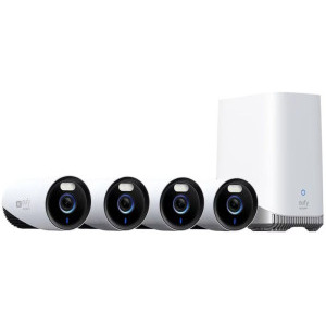 eufy Set 4 camere de supraveghere E330 (Professional), 4K, AI HomeBase 3 + HDD de 1TB