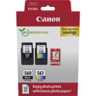 Canon Cartus PG-560 + CL-561 + Hartie foto GP-501 50 de coli Value Pack