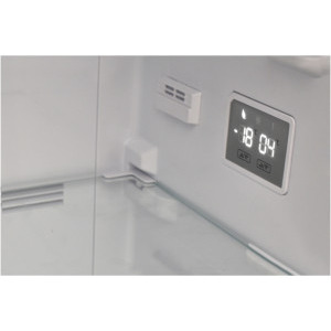 Heinner HCNF-V291BKE++, 294 L, Clasa E, No Frost, Freezer Shield, Display, Control electronic, Iluminare LED, 186 cm, Negru