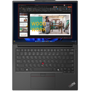 Lenovo 14'' ThinkPad E14 Gen 6, WUXGA IPS, Procesor Intel® Core™ Ultra 5 125U (12M Cache, up to 4.30 GHz), 16GB DDR5, 512GB SSD, Intel Graphics, Win 11 Pro, Black
