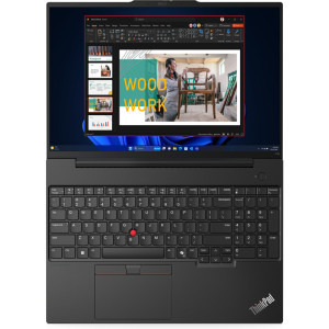 Lenovo 16'' ThinkPad E16 Gen 2, WUXGA IPS, Procesor Intel® Core™ Ultra 5 125U (12M Cache, up to 4.30 GHz), 16GB DDR5, 512GB SSD, Intel Graphics, No OS, Black
