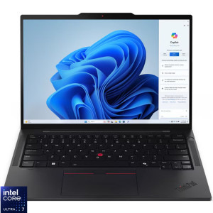 Laptop Lenovo 14 ThinkPad T14s Gen 5, WUXGA IPS, Procesor Intel® Core™ Ultra 7 155U (12M Cache, up to 4.80 GHz), 16GB LPDDR5X, 512GB SSD, Intel Graphics, Win 11 Pro, Black