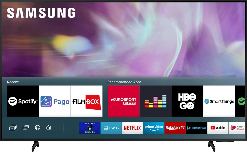 Televizor LED Samsung Smart TV QLED 75Q60A Seria Q60A 189cm negru 4K UHD HDR