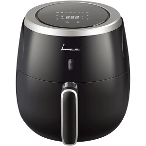 Fram Friteuza cu aer cald FAF-MD2000BK, 2000W, 5L, display digital, control Touch, vas detasabil anti-adeziv, temperatura ajustabila: 80-200˚C, temporizator max 60min, protectie supraincalzire, Negru