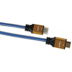 IBOX HDMI Male - HDMI Male, v2.0, 1.5m, Ethernet, albastru