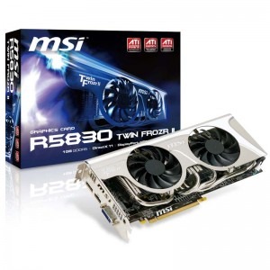 MSI Radeon HD5830 Twin Frozr II 1GB GDDR5 256-bit