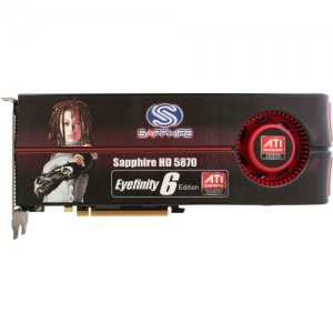 Sapphire Radeon HD5870 Eyefinity 6 Edition 2GB GDDR5 256-bit