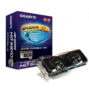 GIGABYTE Radeon HD5870 Ultra Durable 1GB GDDR5 256-bit