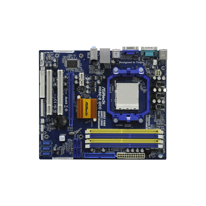 Placa de baza ASRock N68C-S UCC - PC Garage
