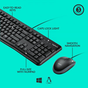 Logitech MK120 Black