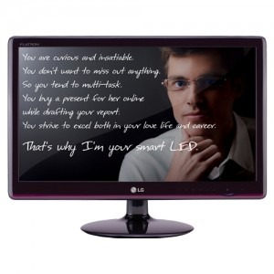 LG E2350T-PN 23 inch 5 ms wide black