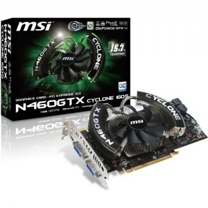 MSI GeForce GTX 460 Cyclone OC 1GB GDDR5 256-bit