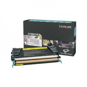 Lexmark Toner C736H1YG Yellow Return