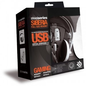 SteelSeries On-Ear, Over-Head Siberia Full-Size Headset USB White