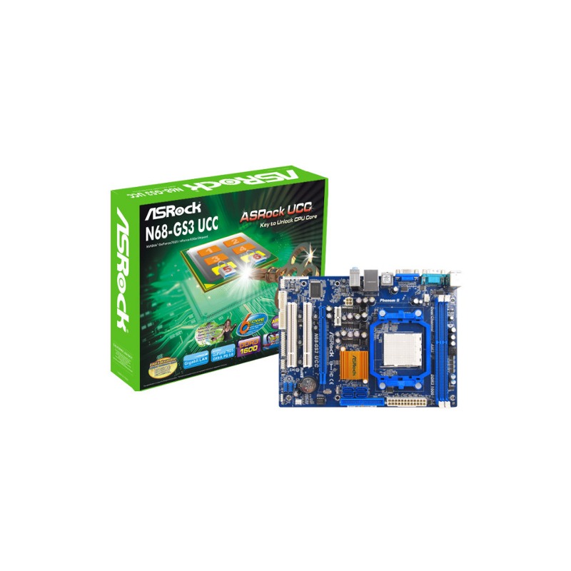 Placa de baza ASRock N68-GS3 UCC - PC Garage