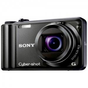 Sony Cyber-Shot DSC-H55 black + card SD 4GB + geanta LCSHF