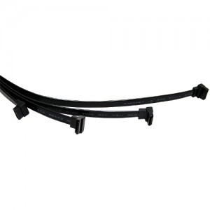 NZXT 4x SATA-II Female - 4x SATA-II Female, 0.75m, negru