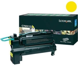 Lexmark Toner C792X1YG Yellow Return