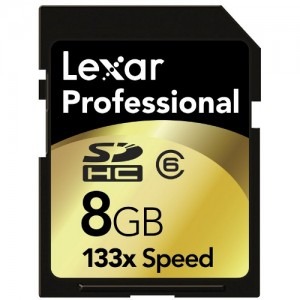 Lexar Secure Digital HC 133X 8GB