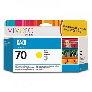 HP Cartus 70 Yellow