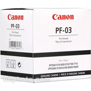 Consumabil Canon Printhead PF-03 Black