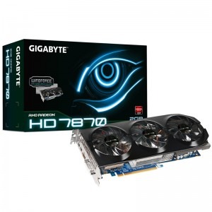 GIGABYTE Radeon HD7870 GHz Edition WindForce 3X 2GB GDDR5 256-bit