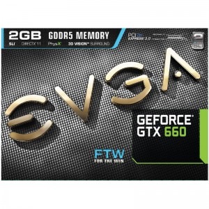 EVGA GeForce GTX 660 FTW 2GB GDDR5 192-bit