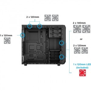 Corsair Carbide SPEC-01 Red LED