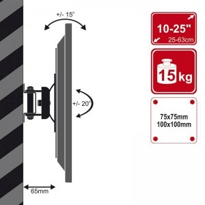 4World 07443 10 - 26 inch Black