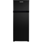 Frigider Heinner HF-H2206BKF+, 206 L, Clasa F, Termostat ajustabil, Iluminare LED, 143 cm, Negru